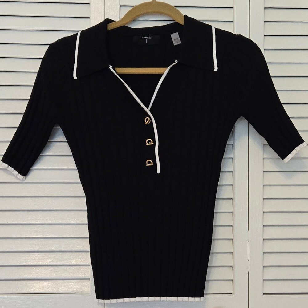 Tahari Short Sleeved Sweater - Size XS